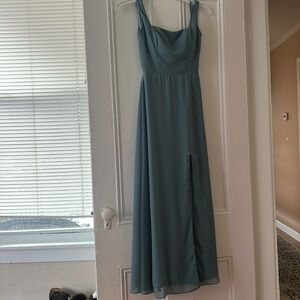 Size 2 Kennedy Blue dress in color Deep Sea
